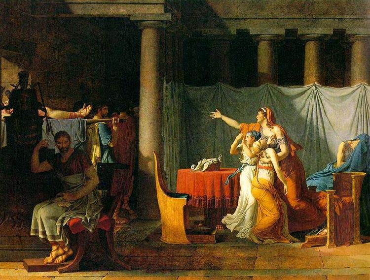 Jacques-Louis David The Lictors Bring to Brutus the Bodies of His Sons Germany oil painting art